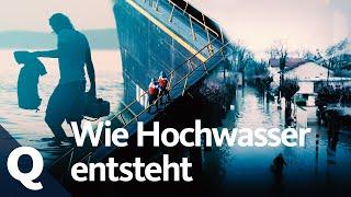 So entsteht Hochwasser am Fluss | Quarks