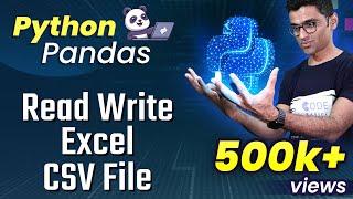 Python Pandas Tutorial 4: Read Write Excel CSV File