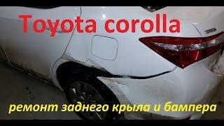 Тойота Королла  ремонт.  Покраска и кузовной ремонт Нижний Новгород .Toyotа Corolla Auto body repair