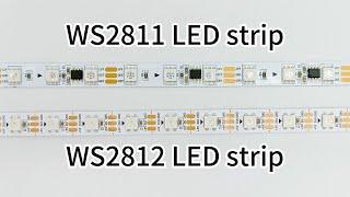 WS2811 VS WS2812 LED Strip Light