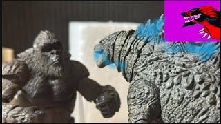 STOP MOTION TEST: TITANUS GOJIRA VS TITANUS KONG