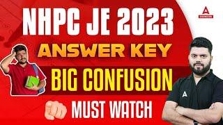 NHPC JE Answer Key 2023 Important Update | Must Watch