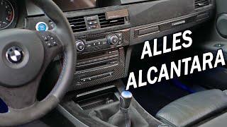 Innenraum in ALCANTARA folieren | Interieur BMW E46 E90 E92 Dekorleisten / Zierleisten folieren