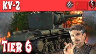 KV-2 WOT Blitz Tank Review / Guide Soviet Tier 6 Heavy | Littlefinger on World of Tanks Blitz