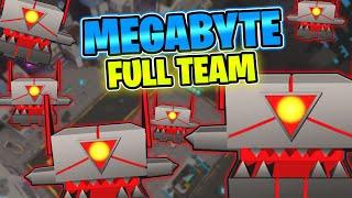 CYBER EVENT CRUSHED! FULL TEAM OF MEGABYTE PETS... Giant Simulator