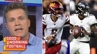 GMFB | Jayden Daniels is the front-runner NFL MVP if Commanders shock Lamar, Ravens - Kyle Brandt