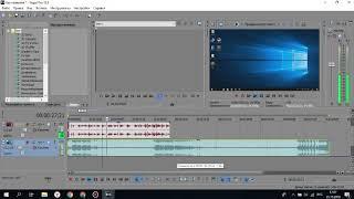 Как Убавить или прибавить звук музыку в Sony Vegas Pro 13