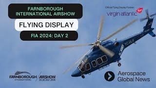 Farnborough International Airshow 2024: Flying Display Live Stream - Day 2