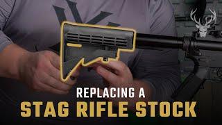 Learn to Remove & Replace an AR Rifle Stock