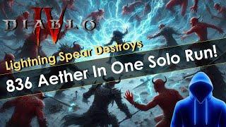 Diablo 4 Season 5 Infernal Horde Tier 7 With Lightning Spear Sorcerer