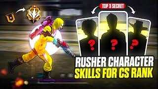 New SECRET ( CS-RANK ) CHARACTER SKILL COMBINATION  || BEST CHARACTER SKILL COMBO 2024  #2