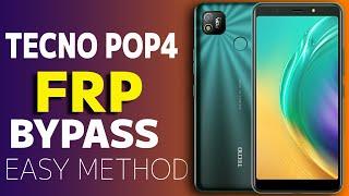 Tecno Pop 4  BC2 FRP Bypass. Tecno Pop 4 frp unlock Without PC Easiest Method