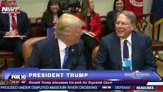 WATCH: Donald Trump Says "No One Can Beat" Judge Gorsuch (FNN)