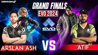 Arslan Ash (Nina) VS Atif (Dragunov, Feng) - Grand Finals - Evo 2024 - #tekken8