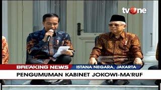 SAH!! Presiden Jokowi Perkenalkan Menteri Kabinet Indonesia Maju Sambil Lesehan di Istana