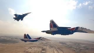 Inside a Su-30SM of the aerobatic team "Russian Knights"