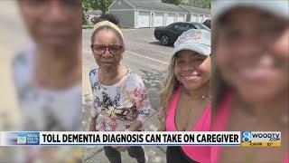 Dementia diagnosis can take a toll on caregiver