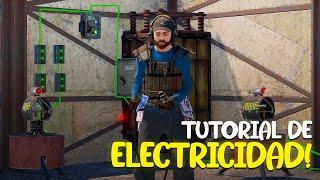 ️GUÍA de ELECTRICIDAD PARA NOVATOS - YA NO TENDRÁS EXCUSAS! TORRETAS, LUCES en RUST | ️