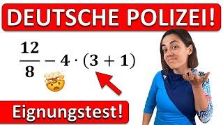  SCHAFFST DU DEN POLIZEI EINSTELLUNGSTEST? | Training zu Kopfrechnen, Geometrie & Textaufgaben