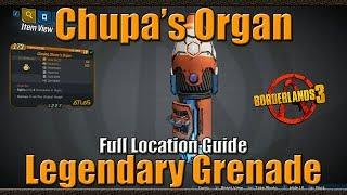 Borderlands 3 | The Chupa's Organ | Legendary Grenade | Full Location Guide