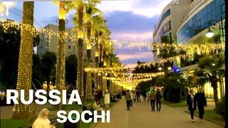 SOCHI RUSSIA 2023 Walking Tour / 4K 60 fps