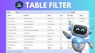 Create a Searchable and Sortable DataTables in Bootstrap 5