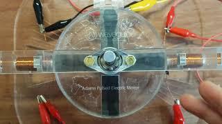 Robert Adams Pulsed Electric Motor - first test run