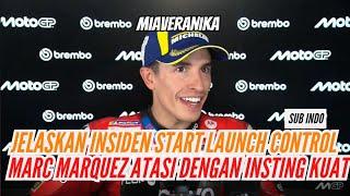 [SUB INDO] MARC MARQUEZ EXPLAINS LAUNCH CONTROL INCIDENT AT START SPRINT RACE GP ITALIA 2025 