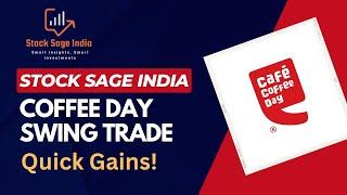 Coffee Day Enterprises Swing Trade Strategy | Maximize Profits! | Stock Sage India - 11-SEP-2024