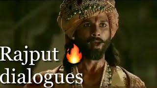 Rajput dialogue in Padmavati | Rajput attitude whatsapp status video | Padmavati movie all dialogue