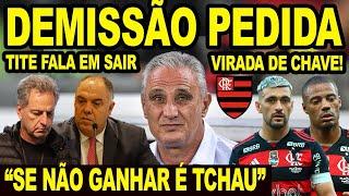 TITE JÁ FALA EM SAIR DO FLAMENGO! TORCEDOR PEDE DEMISSÃO DO TREINADOR! MENGÃO PRECISA VIRAR O JOGO!