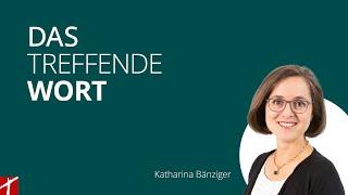 «Das treffende Wort» |  Dienstag-Gottesdienst mit Katharina Bänziger  |  vom 5. November 2024