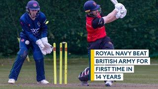 Ending a 14-year rut: Royal Navy in shocking Inter Services T20 win over British Army | ACTION