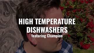High Temperature Dishwashers featuring Champion