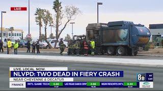 2 dead following fiery North Las Vegas crash