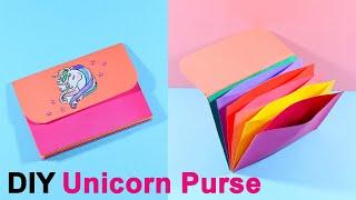 How to Make Unicorn Paper Purse | DIY Unicorn Paper Purse | Paper Craft Idea