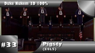 Duke Nukem 3D 100% Walkthrough: Pigsty (E4L5) [All Secrets, To Secret Level]