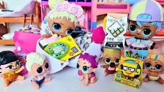 5 SURPRISES! NEW TOYS FOR KIDS LOL in kindergarten lol surprise dolls cartoons DARINELKA