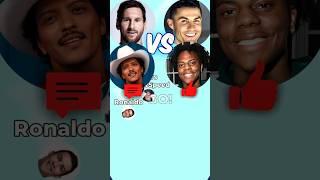 Teams: IShowSpeed & Ronaldo vs Bruno & Messi Song: Die With A Smile #aisongcover #aicover #football