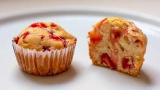 Strawberry Muffins Recipe | Quick & Easy Muffins