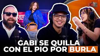 GABI SE QUILLA CON EL PIO RD POR BURLARSE DE SU OMBLIGO