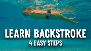 Learn Backstroke In 4 easy steps | Elementary Backstroke Technique