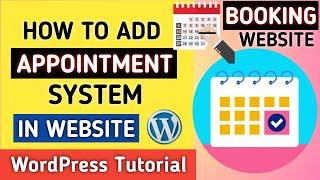 How to Make an Appointment Booking System in WordPress | FREE Appointment System