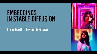 Embeddings in Stable Diffusion (locally)