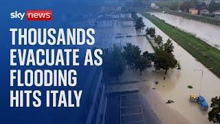 Thousands forced to evacuate in northern Italy as floods hit central Europe