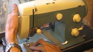 Sewing machine Test Швейная машина Veritas 8014/26 ГДР для кожи made in Germany