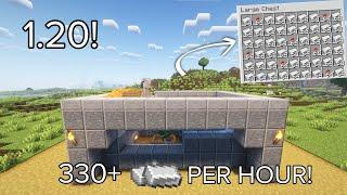 Minecraft 1.20 Easiest IRON Farm Tutorial - Tutorial 1.20+