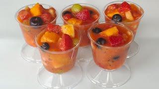 Ensalada de frutas frescas  (facil y nutritivo)