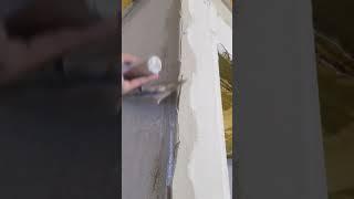 Perfect Corner Lines with Scrape Putty | Gypsum Leveling Tips & Tricks!