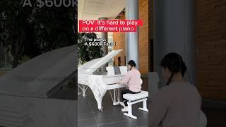 Fazioli grand vs. public piano #piano #funny #fazioli #langlang #classicalmusic #lingling40hours